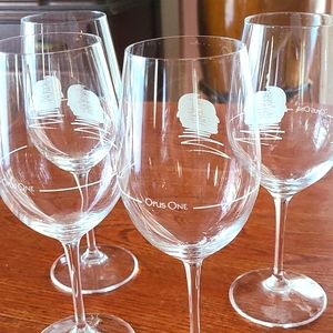 Set of 4 Opus One Wine Glasses